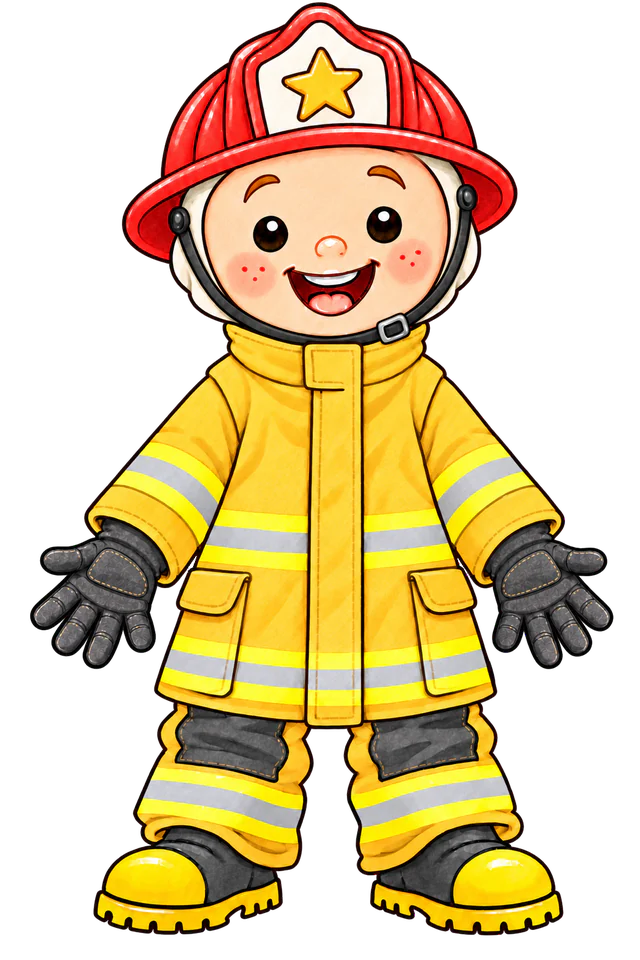 Freddy in all his turnout gear
