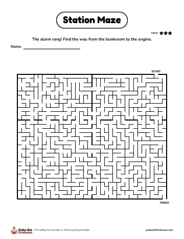A hard maze from the bunk room to the engine