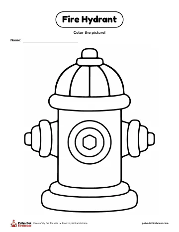 A fire hydrant